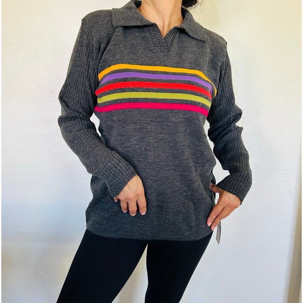 Vintage Adolfo Collared Sweater